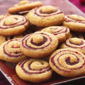 cranberry pinwheel cookies